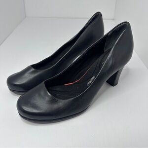 Rockport with Adiprene by Adidas, Comfort Round Toe & Block Heel, Corporate Girl